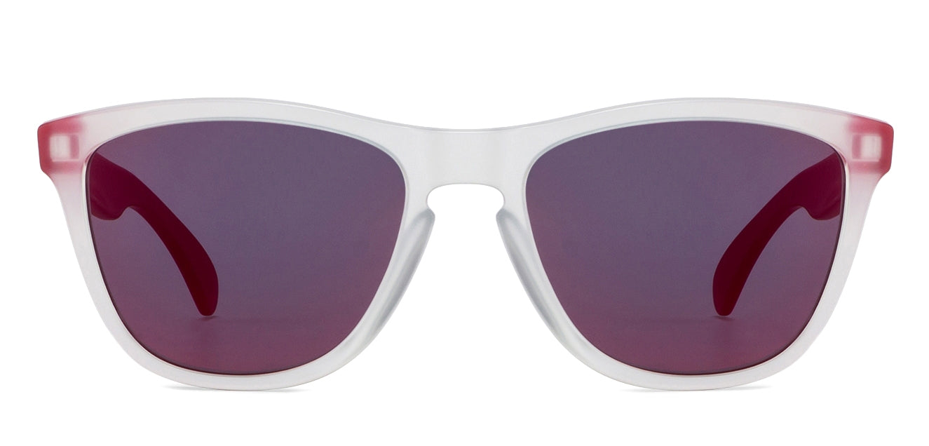 Oakley Oakley Transparent Grey Golden B355 Unisex Sunglasses – front view