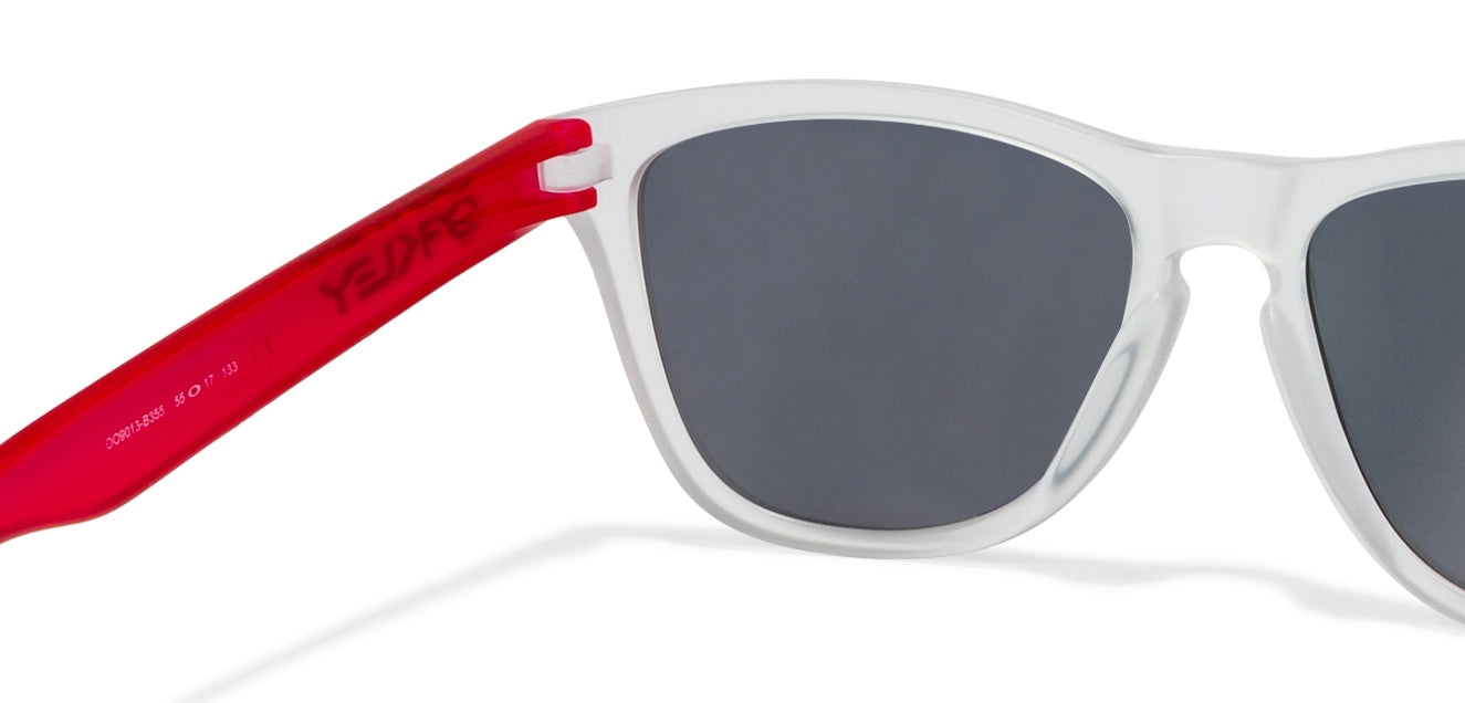 Oakley Oakley Transparent Grey Golden B355 Unisex Sunglasses – top view
