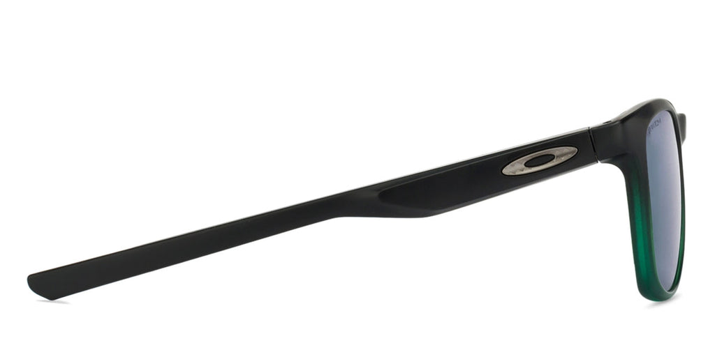 Oakley Oakley Black Green Transparent Mirror 11 Unisex Sunglasses – top view