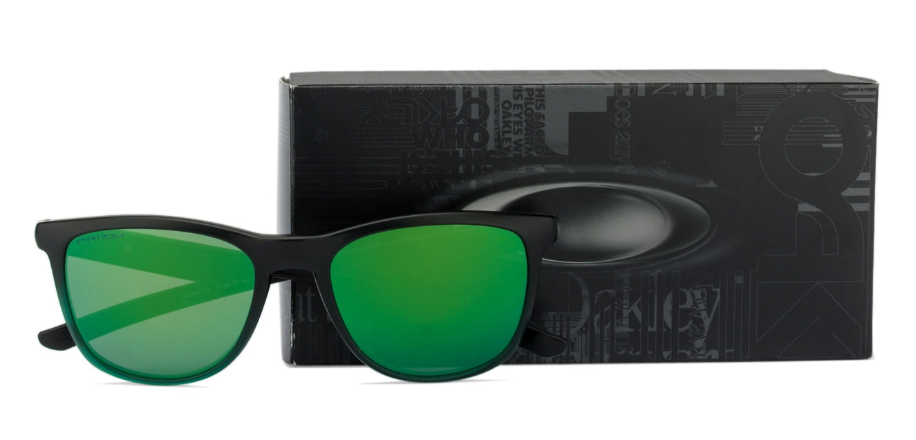 Oakley Oakley Black Green Transparent Mirror 11 Unisex Sunglasses – product view