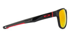 Oakley Oakley Matte Black Red Yellow Mirror 4 Unisex Sunglasses – rear view