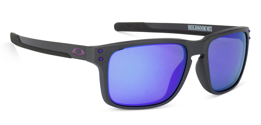 Oakley Oakley Grey Purple Mirror 02 Unisex Sunglasses – rear view