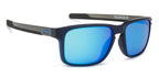 Oakley Oakley Black Gunmetal Blue Mirror 03 Unisex Sunglasses – rear view