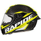 MT Helmets MT Helmets Rapide Pro Carbon Kid C3 Helmet - Yellow – front view
