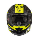 MT Helmets MT Helmets Rapide Pro Carbon Kid C3 Helmet - Yellow – side view