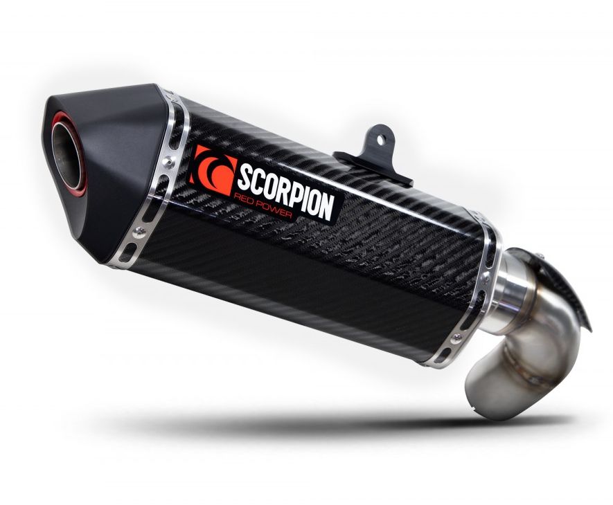 Scorpion Scorpion Serket Parallel Slip-On Exhaust For Kawasaki Ninja 1000 2020-22 – rear view