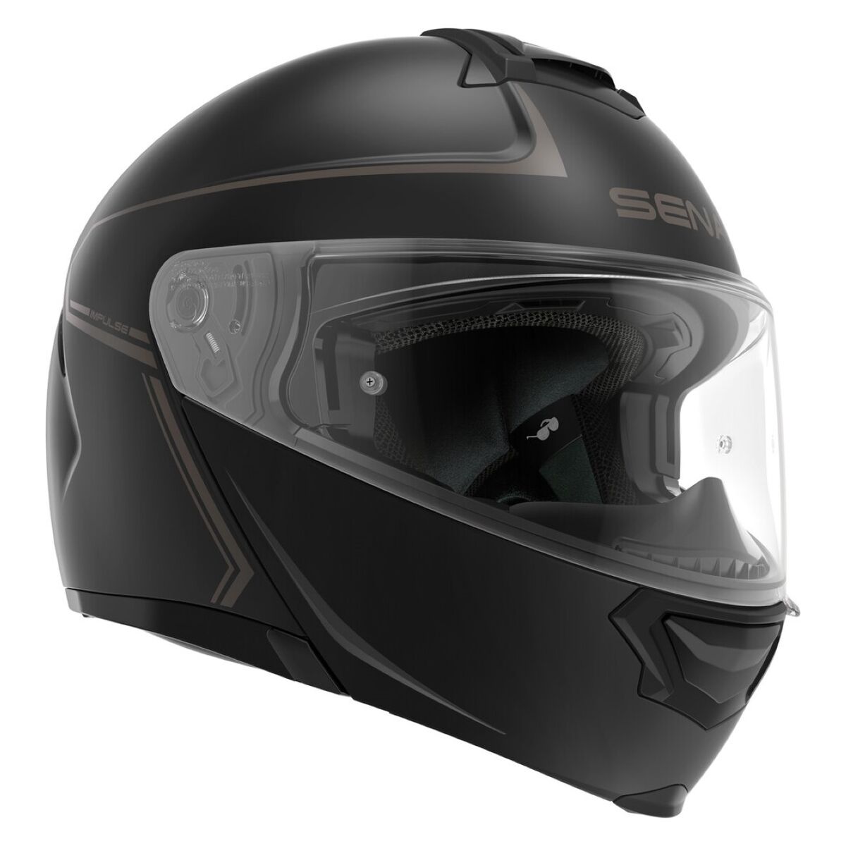 Sena Sena Impulse Modular Mesh Intercom Helmet – side view