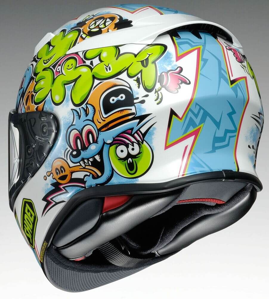 Shoei Shoei NXR 2 Mural TC-10 Helmet – detail view