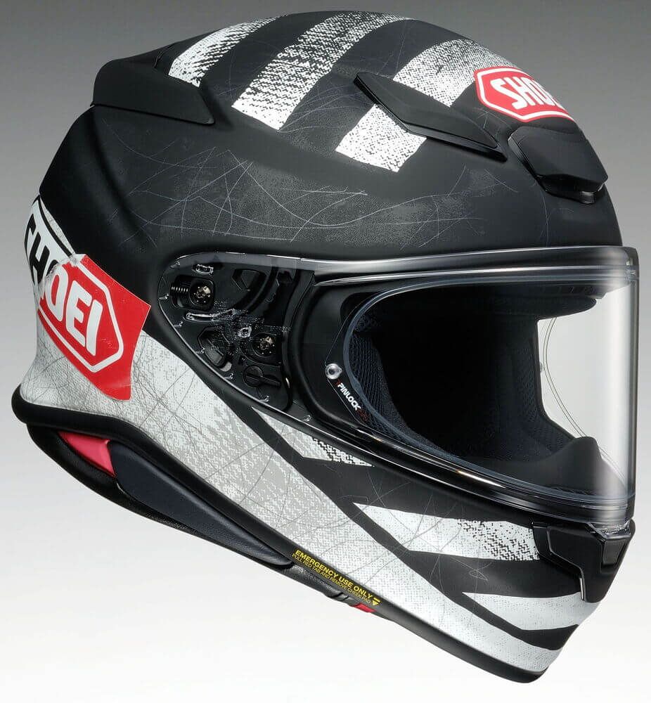 Shoei Shoei NXR 2 Scanner TC-5 Helmet – rear view