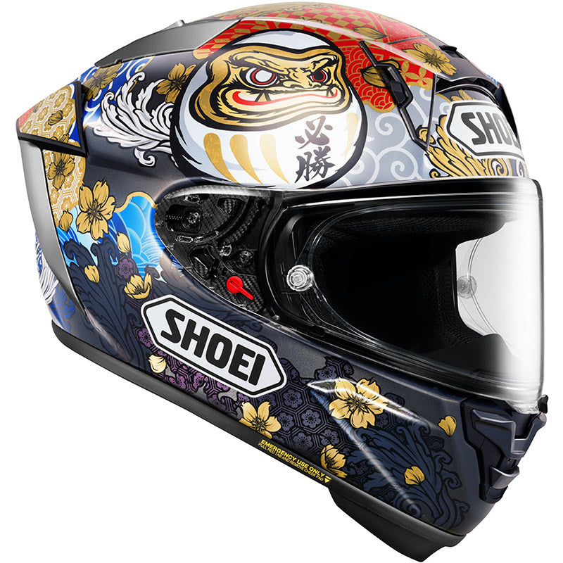 Shoei Shoei X-SPR Pro Marquez Motegi5 TC-1 Helmet – side view