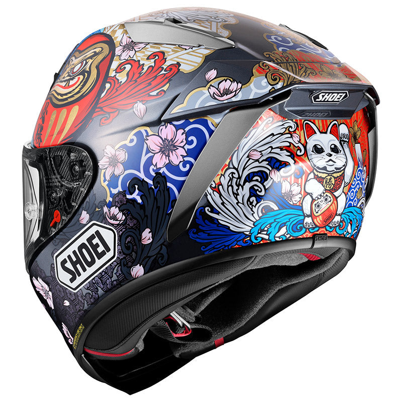Shoei Shoei X-SPR Pro Marquez Motegi5 TC-1 Helmet – detail view