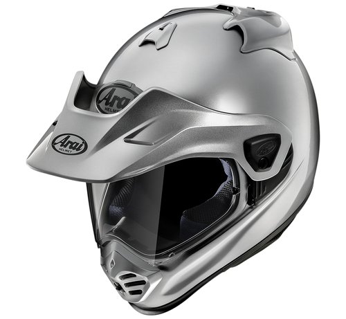 Arai Arai Tour X5 Aluminium Silver Helmet – front view