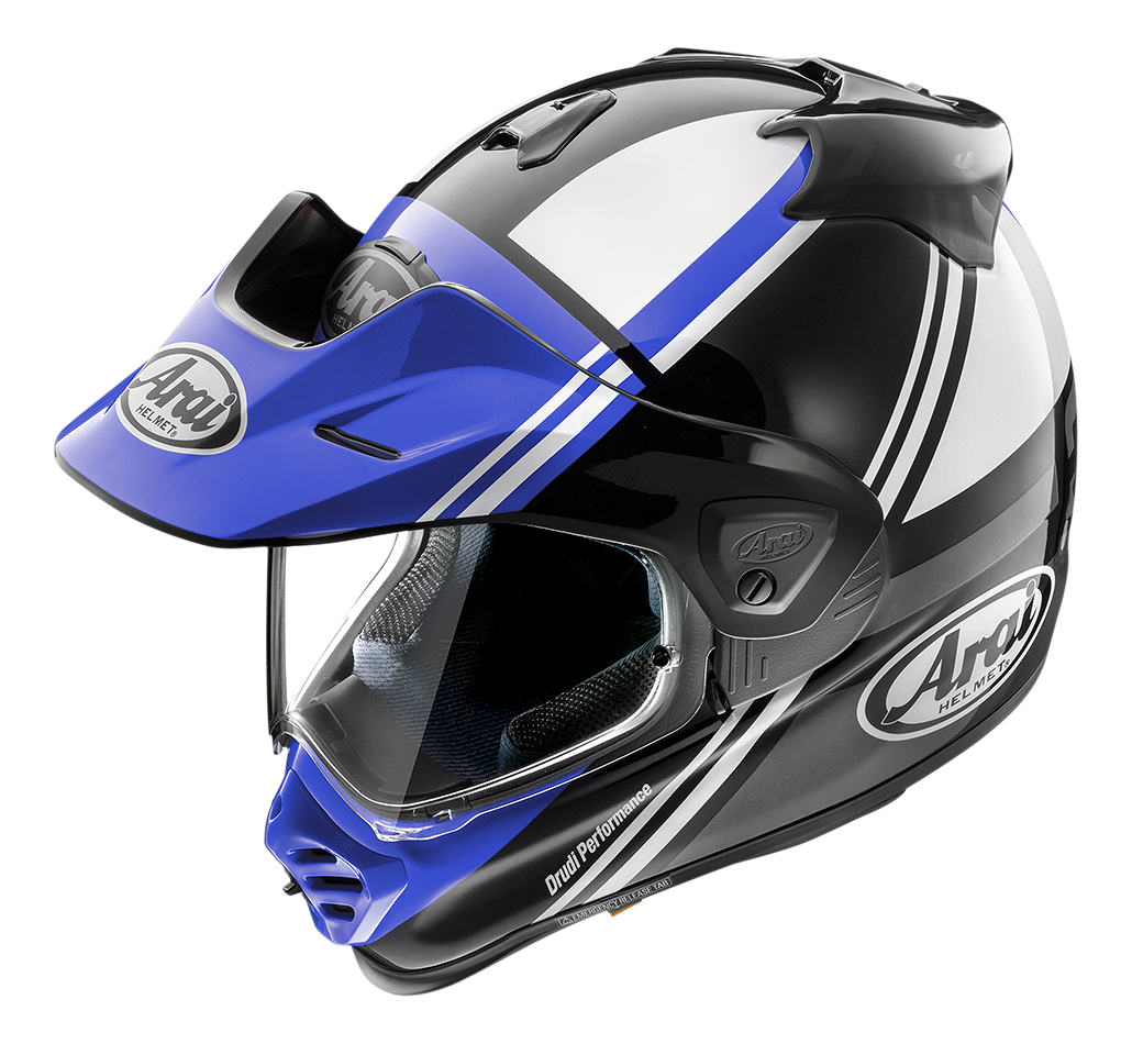 Arai Arai Tour X5 Cosmic Blue Helmet – front view