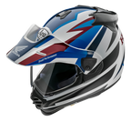 Arai Arai Tour X5 Honda AT Blue Helmet – front view