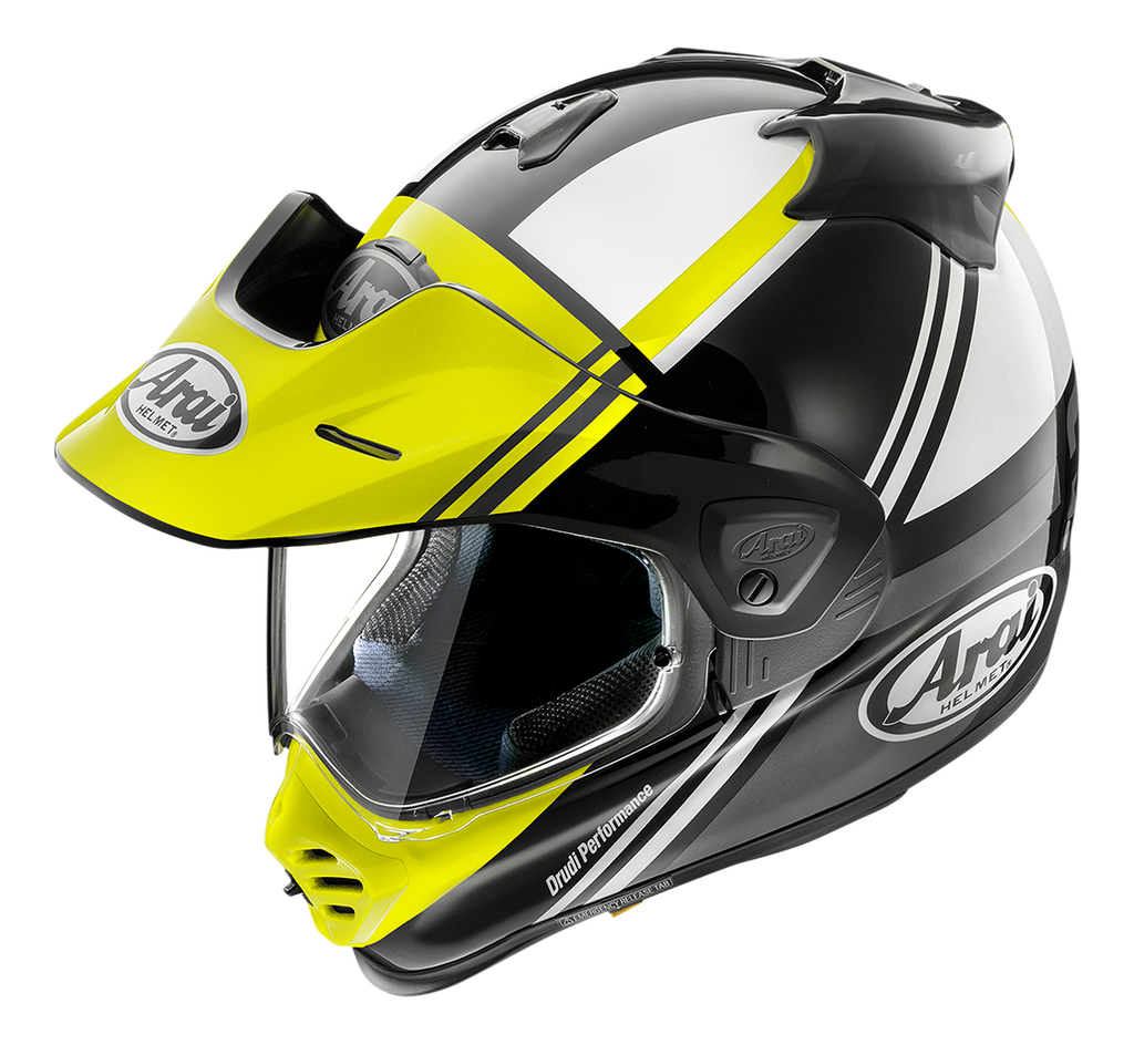 Arai Arai Tour X5 Cosmic Fluor Yellow Helmet – front view
