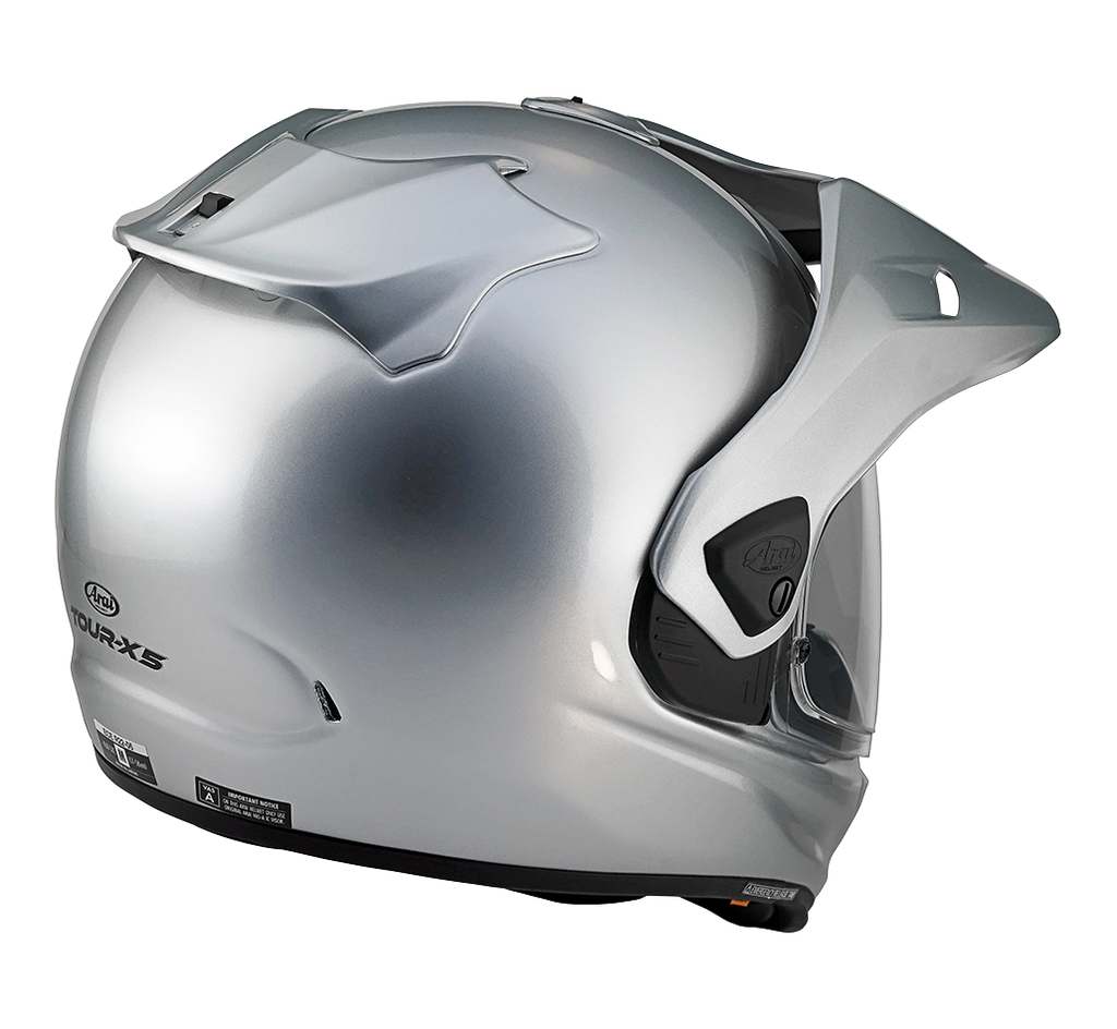 Arai Arai Tour X5 Aluminium Silver Helmet – side view