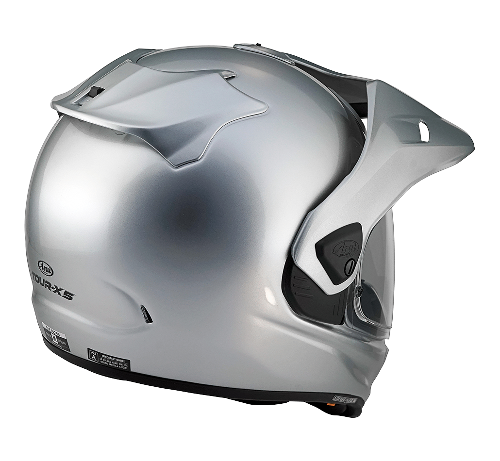 Arai Arai Tour X5 Aluminium Silver Helmet – side view
