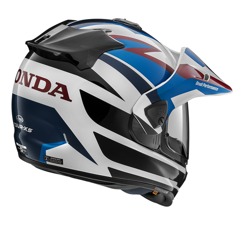 Arai Arai Tour X5 Honda AT Blue Helmet – side view