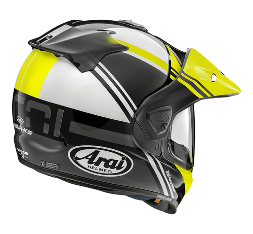 Arai Arai Tour X5 Cosmic Fluor Yellow Helmet – side view