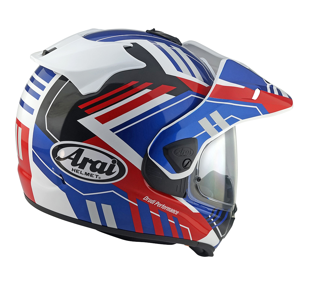 Arai Arai Tour X5 Trail Blue Helmet – side view