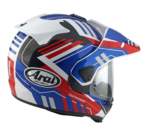 Arai Arai Tour X5 Trail Blue Helmet – side view