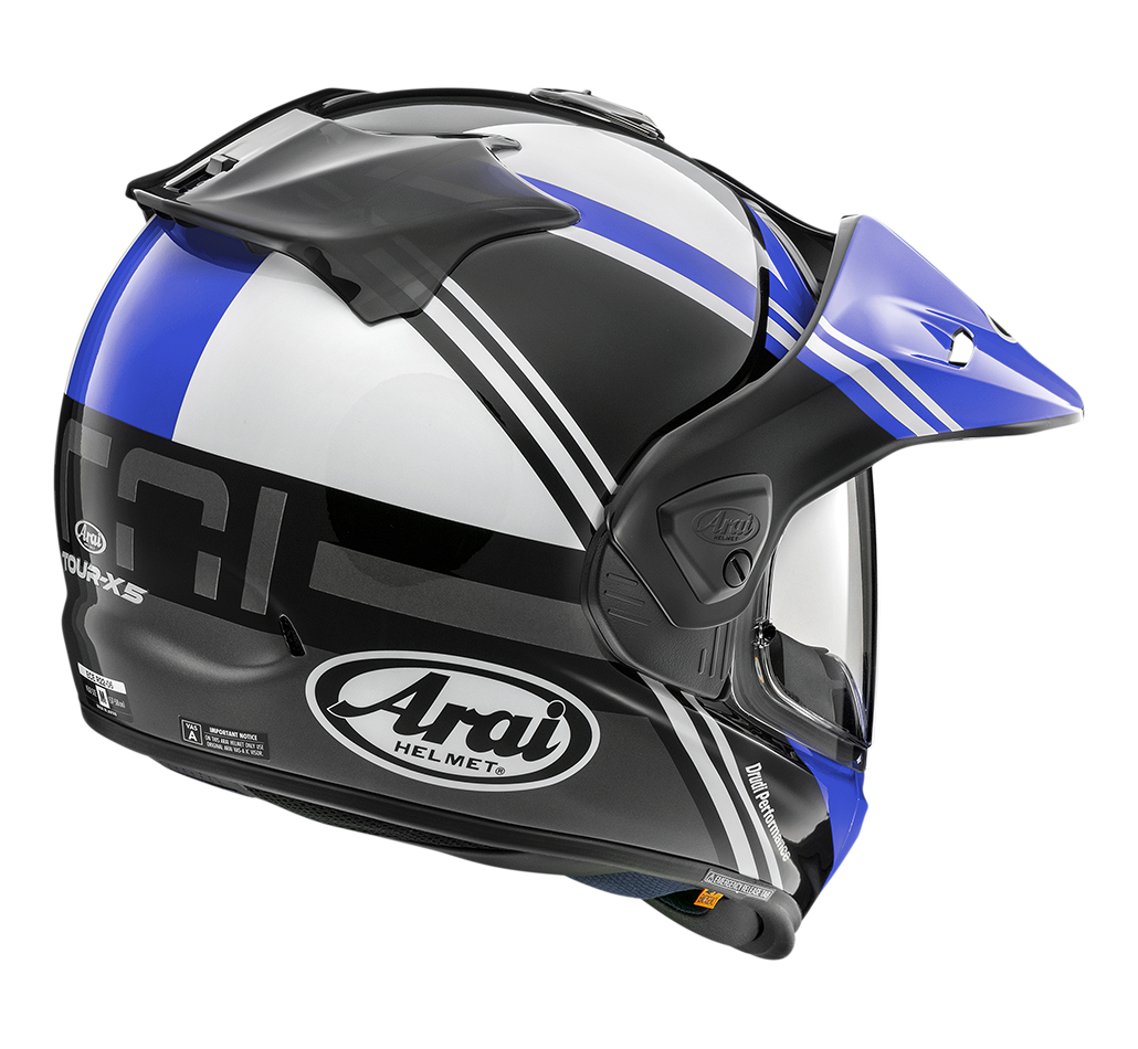 Arai Arai Tour X5 Cosmic Blue Helmet – side view