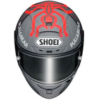 Shoei Shoei X-Fourteen MM93 Black Concept 2.0 Red Grey Helmet – side view